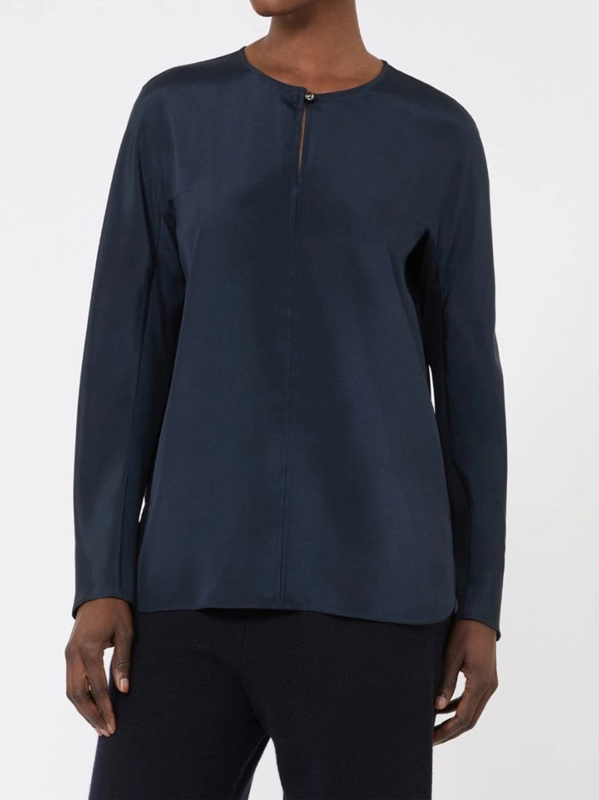 Max Mara Mitico Loose-Fitting Long-Sleeved Top