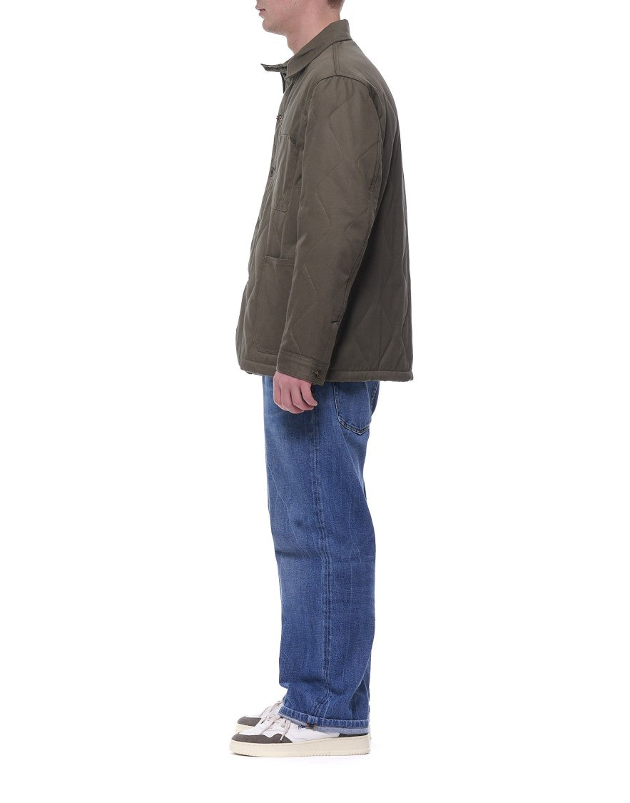 Tela Cruda Boxy Fit Utility Workwear Jacket With