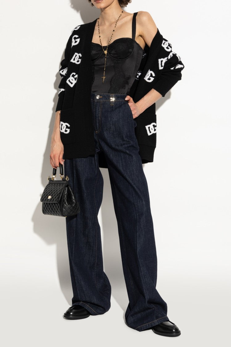 Dolce & Gabbana Black Loafers With Rounded Toe