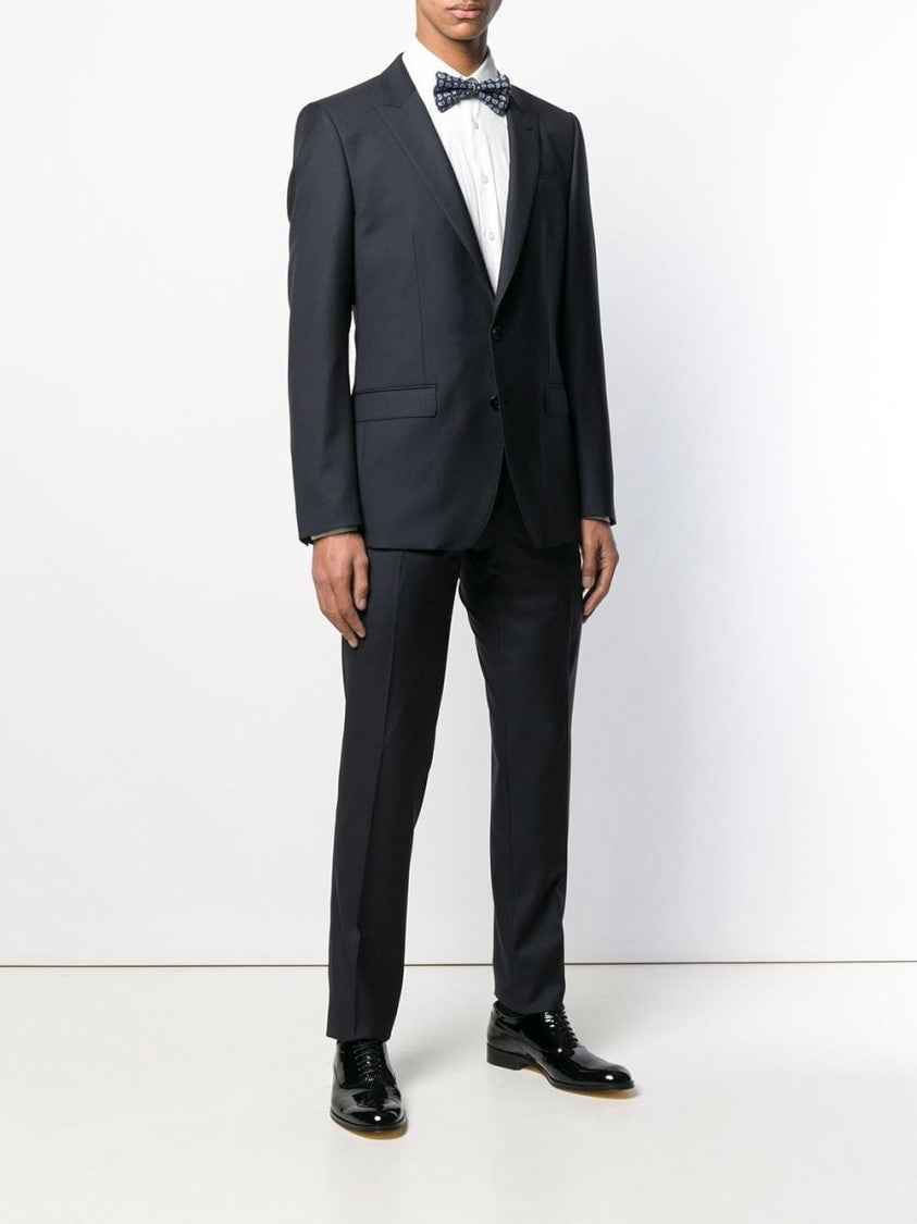 Dolce & Gabbana Single-Button Blue Suit With Tailored Fit