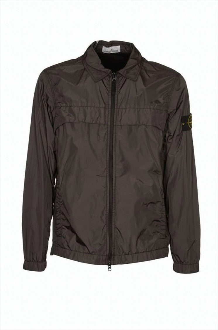 Stone Island Smooth Polyamide Jacket With Classic Detailing