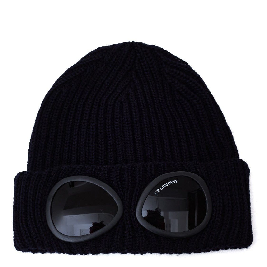 C.P. Company Wool Beanie, Men's, Navy Blue
