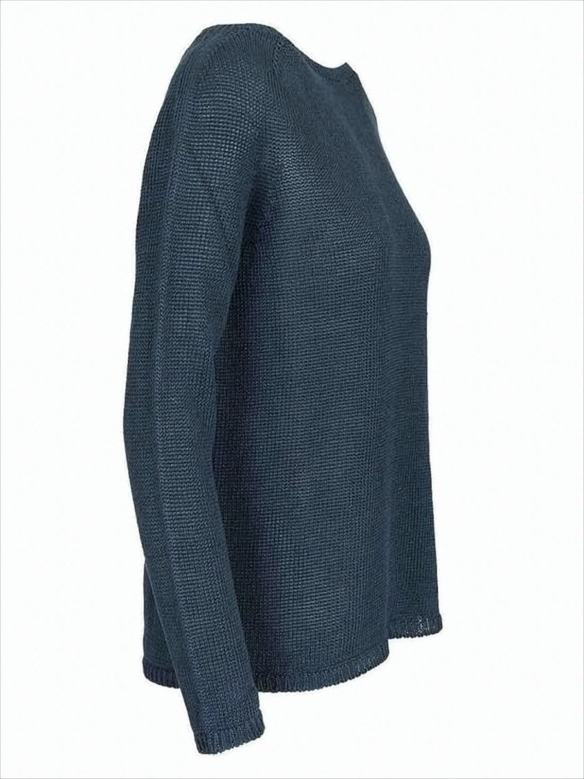 Max Mara Relaxed-Fit Linen Sweater With Textured Knit Design