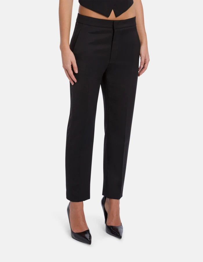 Dondup Tailored Mid-Rise Straight-Leg Trousers