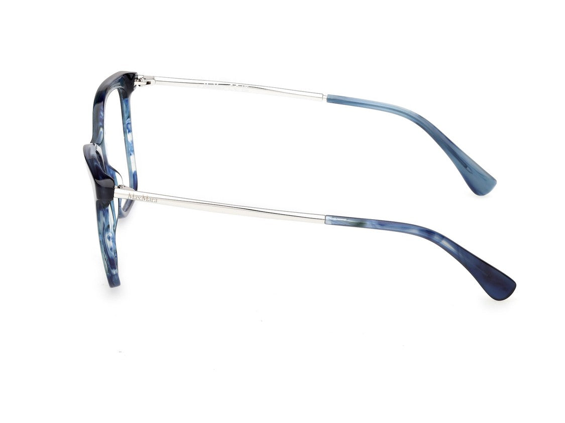 Max Mara Marbled Blue Mm5235 Acetate Cat-Eye Eyeglasses