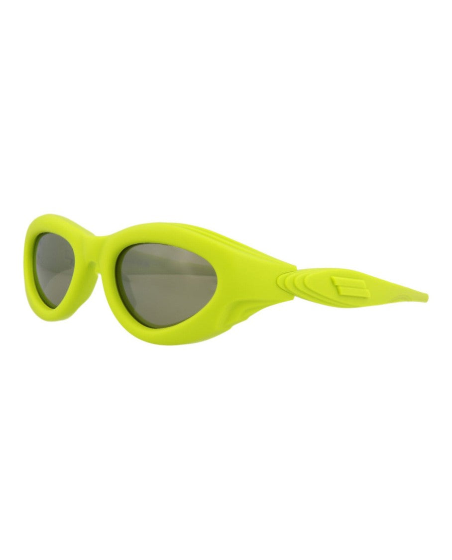 Bottega Veneta Oval-Frame Injection Sunglasses With Protective Case