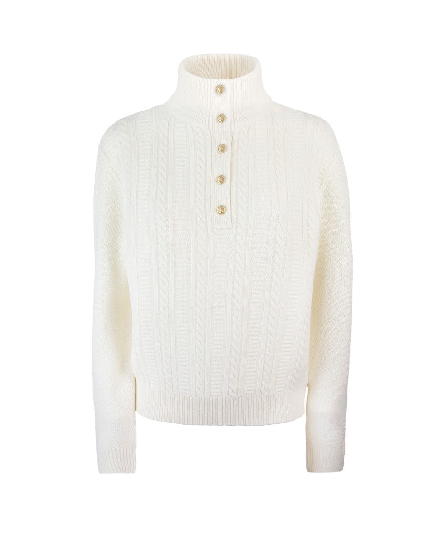 A.P.C. Thea Ecru Pullover Sweater