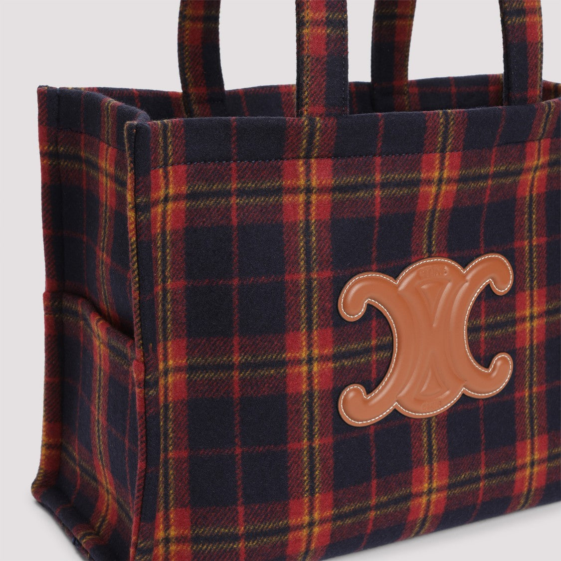 Celine Multicolor Wool Large Cabas Handbag