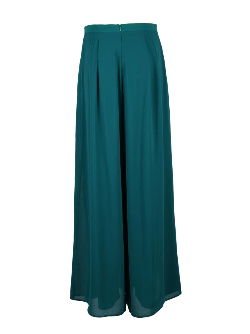 Pennyblack High-Waist Wide-Leg Trousers With Pleated Detailing