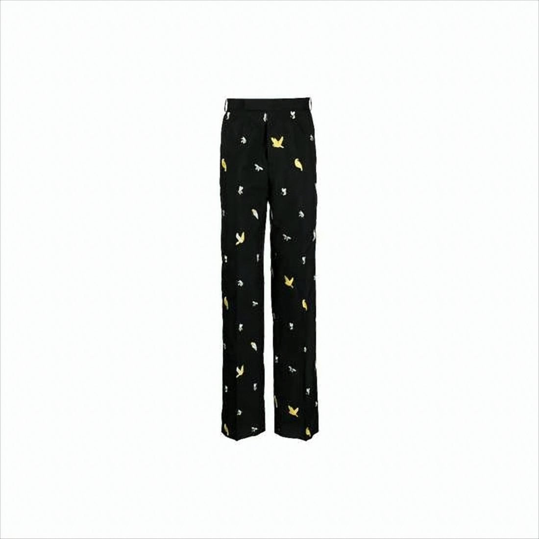Thom Browne Patterned Casual Trousers With Straight-Leg Design