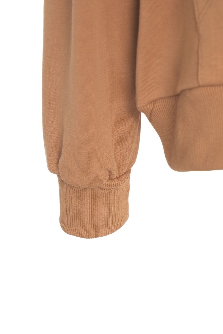 Al Ain Oversized Cotton Jersey Hoodie With Tennis Court Graphic