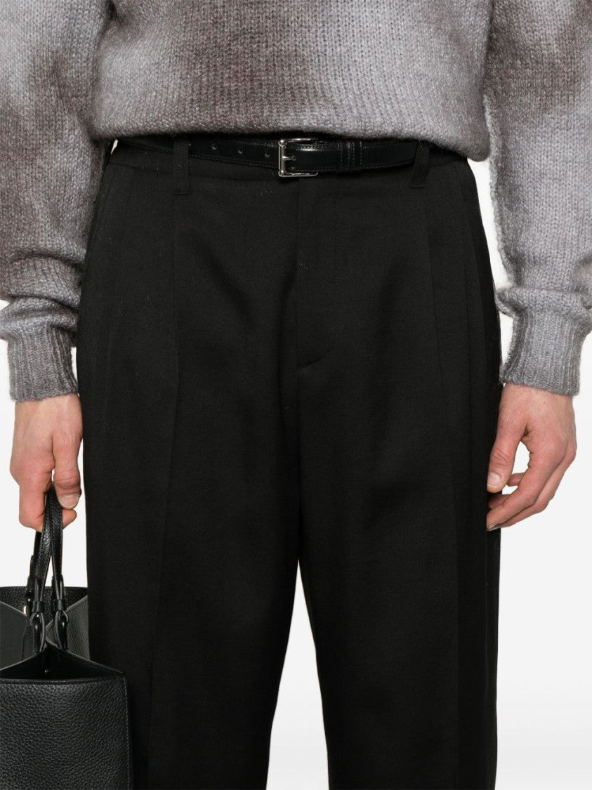 Golden Goose Tailored Black Virgin Wool Trousers