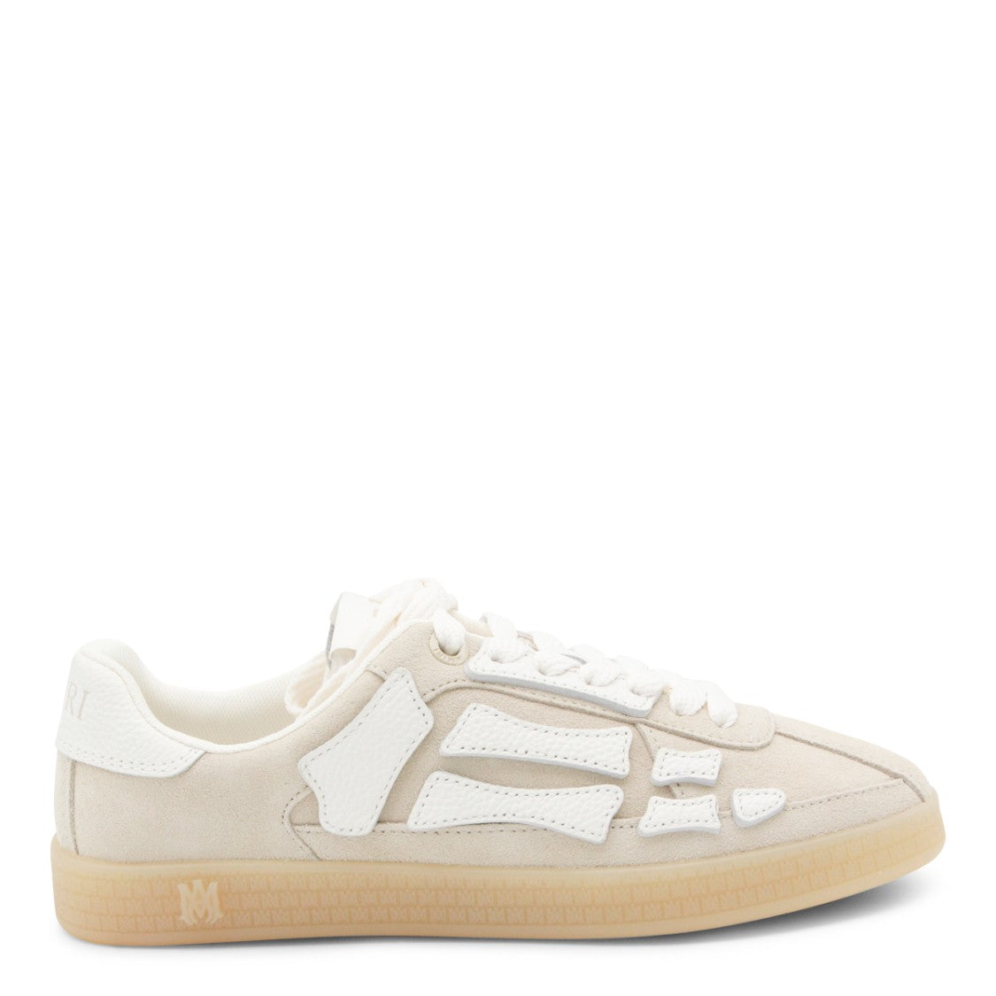 Amiri Beige Leather Sneakers