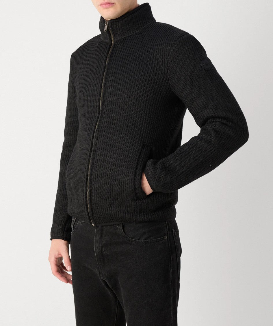Colmar Originals Ribbed Knit Jacket With Full Zipper