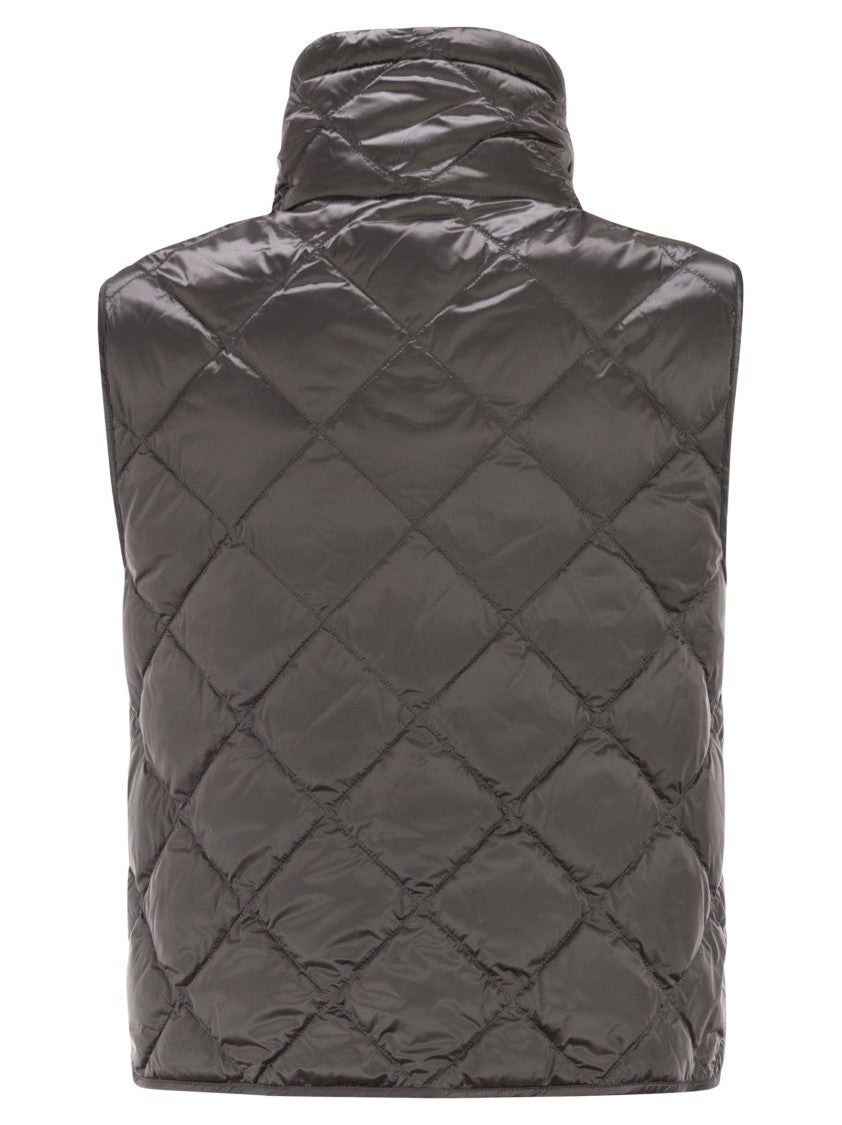 Max Mara Tegic - Drip-Proof Canvas Padded Waistcoat