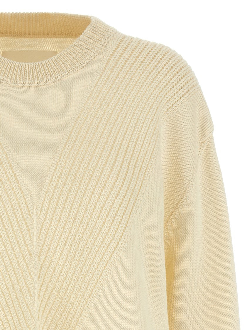 Jil Sander Textured Wool Knit Sweater With Relaxed Silhouette
