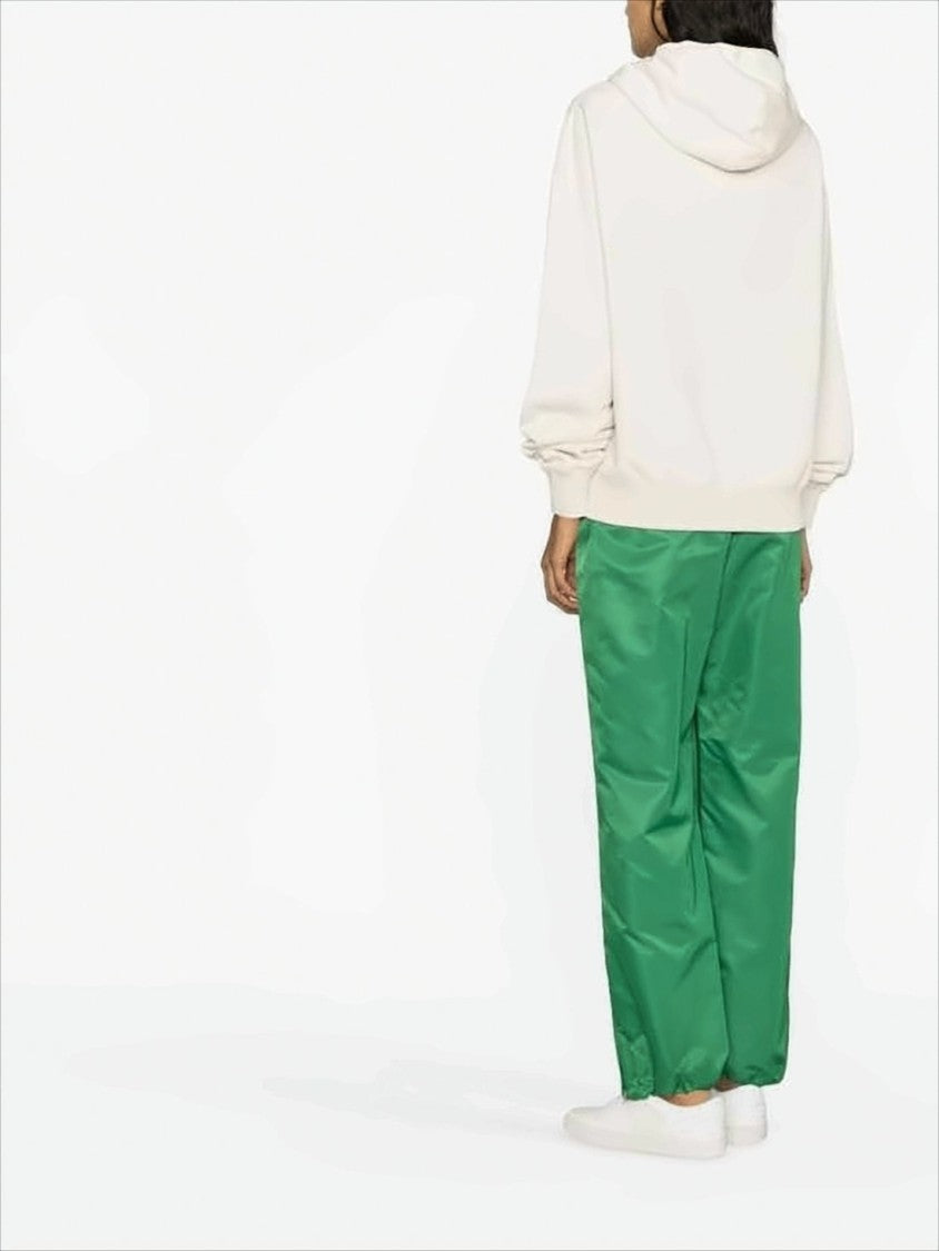 Jil Sander Relaxed Fit Cropped Hoodie With Drawstring