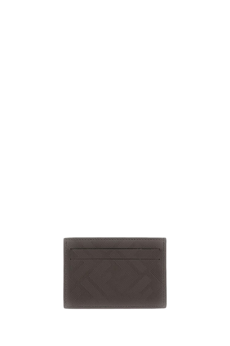 Fendi Slim Cardholder In Fendi Shadow Leather