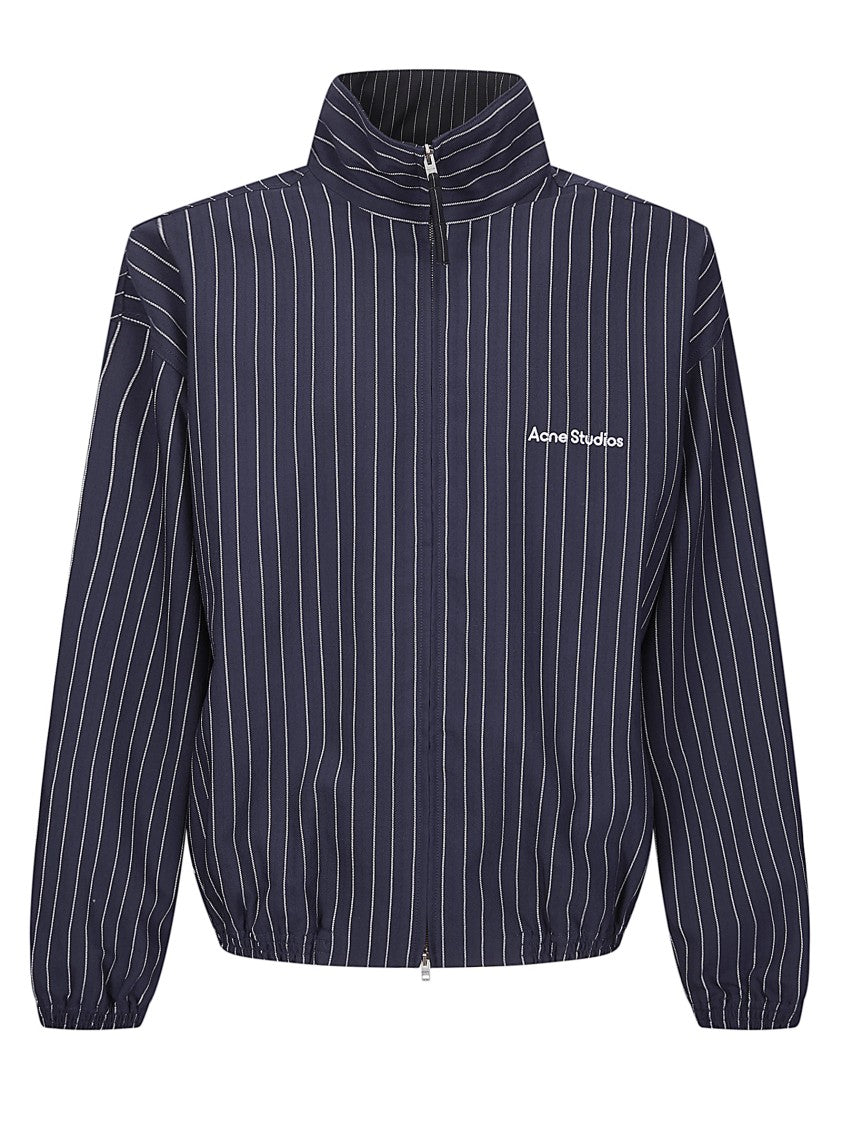 Acne Studios Casual Blend Fabric Trousers With Refined Finish