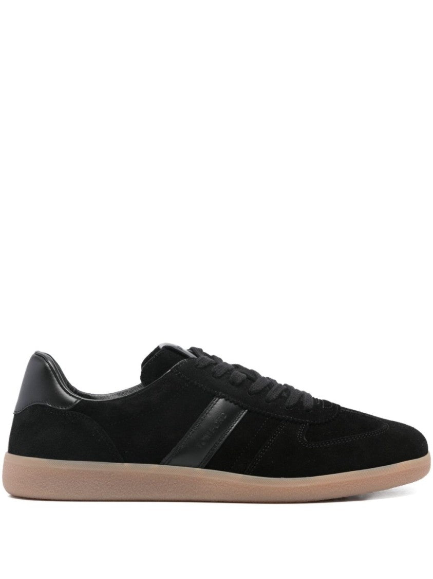 Tom Ford Low-Top Black Suede Sneakers