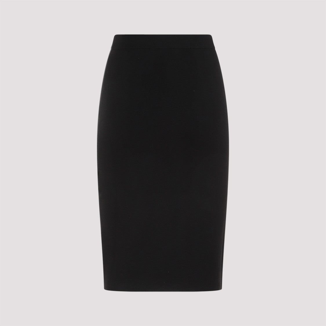 Saint Laurent Black Wool Pencil Skirt