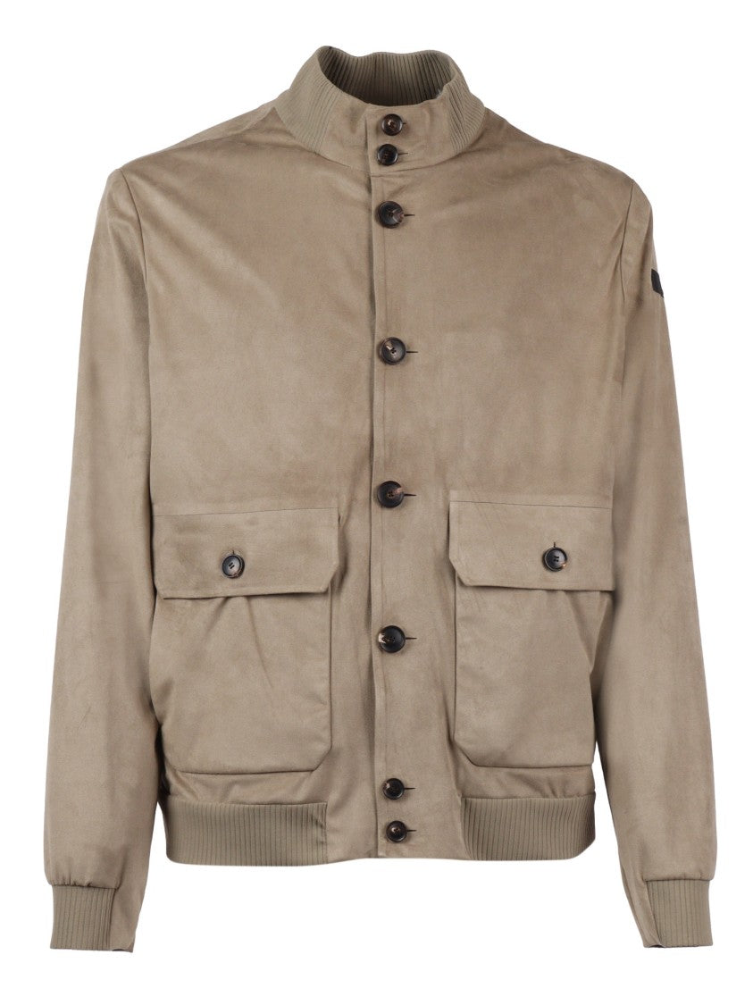 Rrd Nabucco Val Suede Textured Casual Jacket
