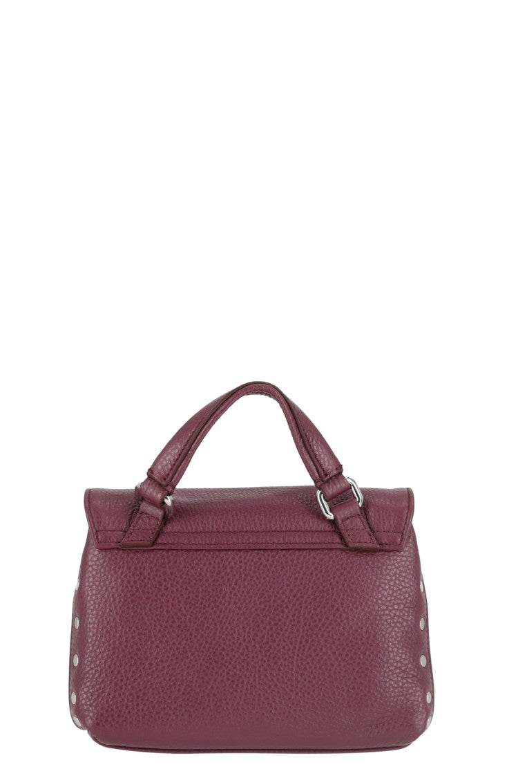Zanellato Maroon Textured Leather Handbag