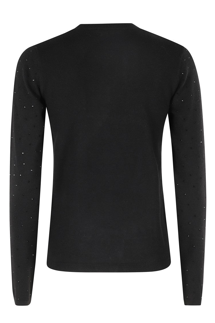 Seventy Tone-On-Tone Embellished Crew Neck Sweater