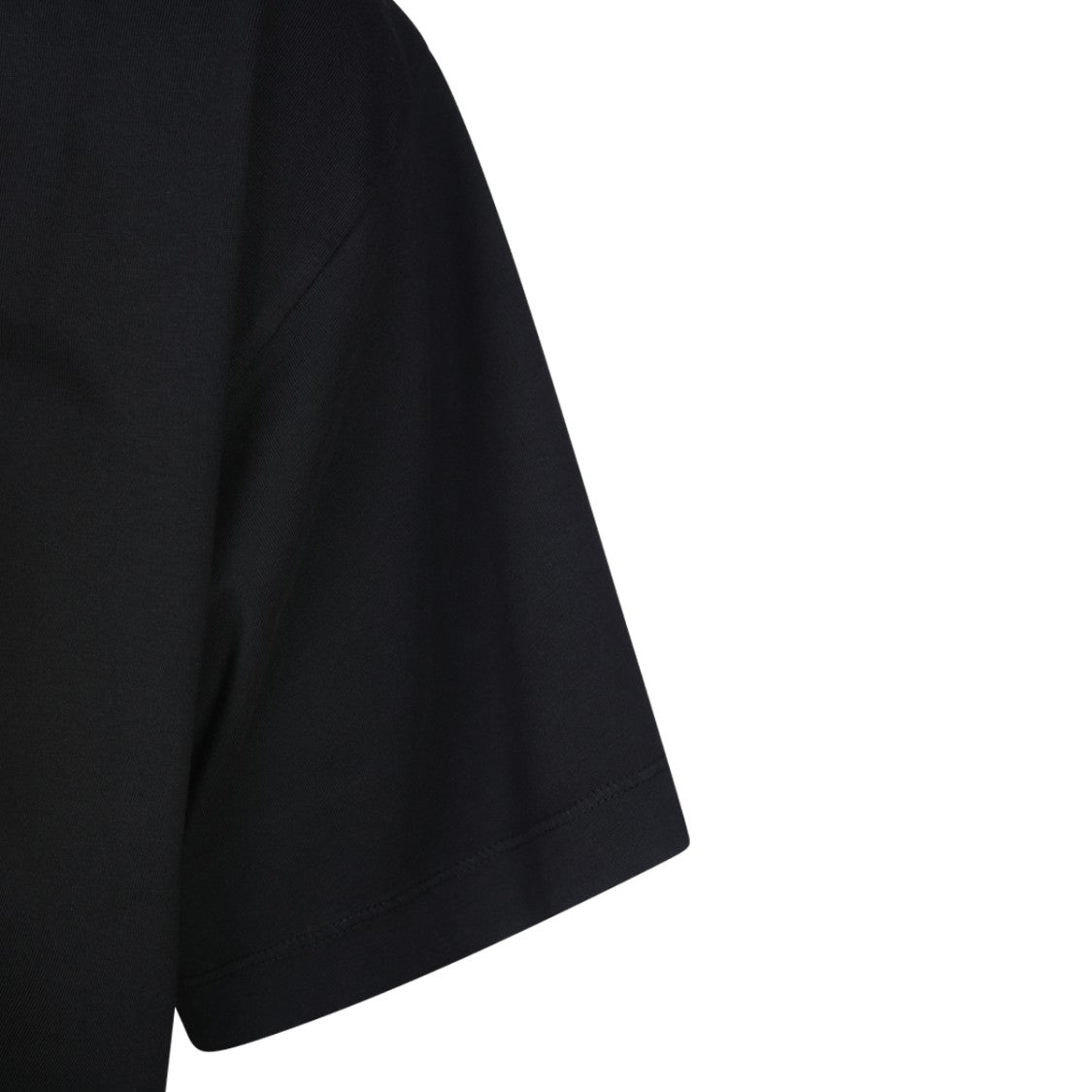 Mm6 By Maison Margiela Black Handwritten Logo Cotton T-Shirt