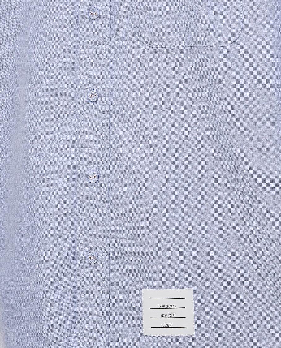 Thom Browne Light Blue Cotton Shirt