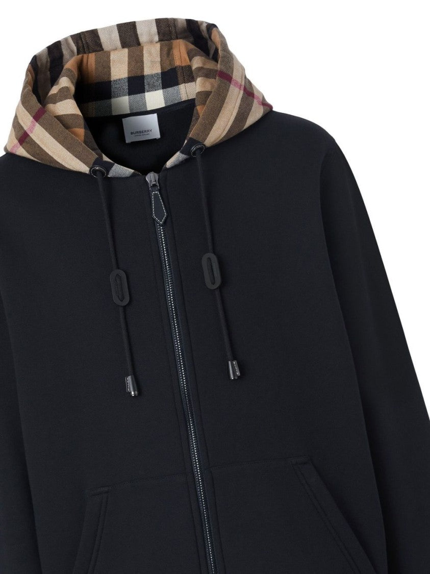 Burberry Multicolour Check Lined Hoodie