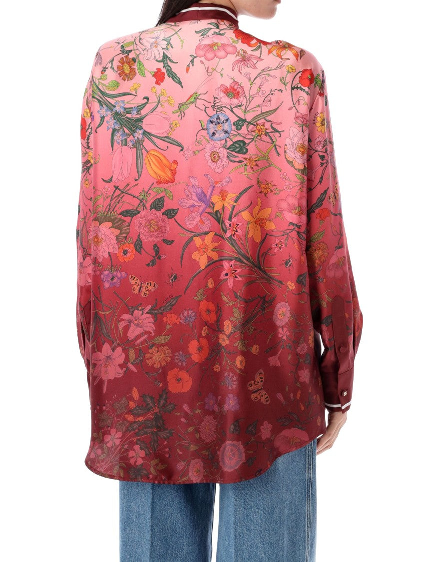 Gucci Printed Silk Blouse