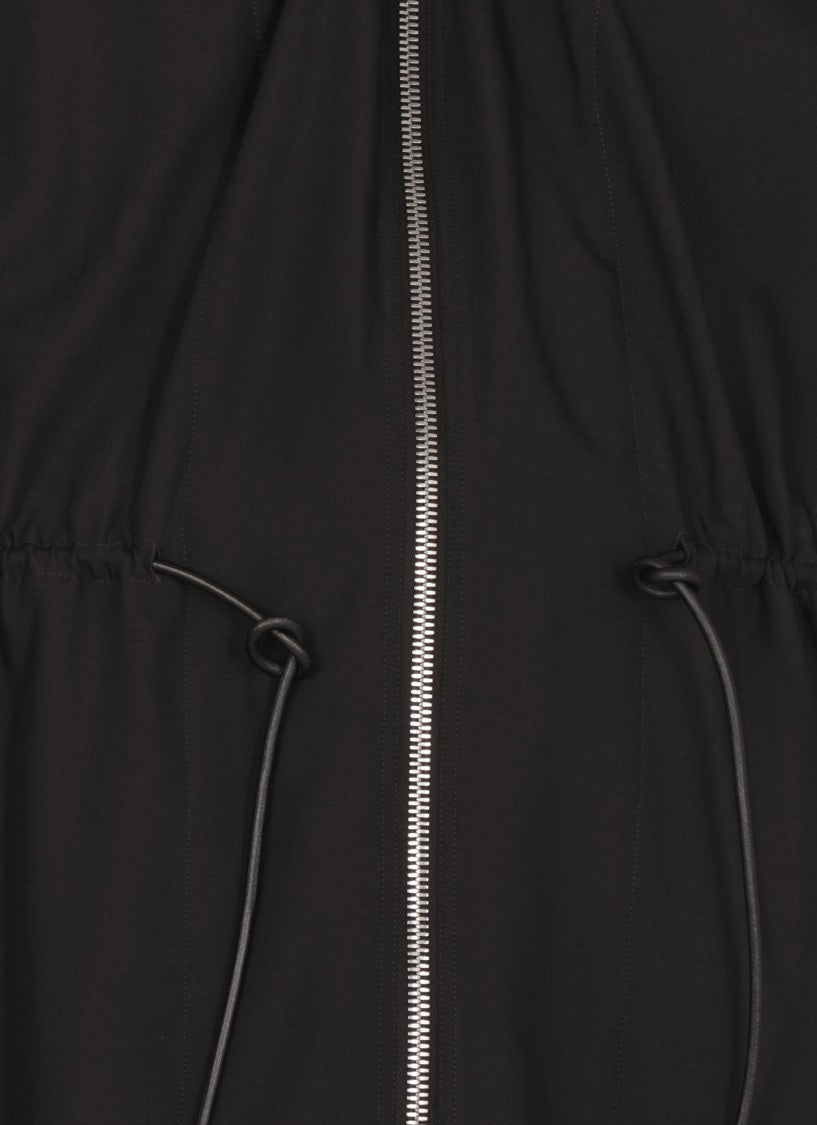 Rick Owens Black Wool Coat