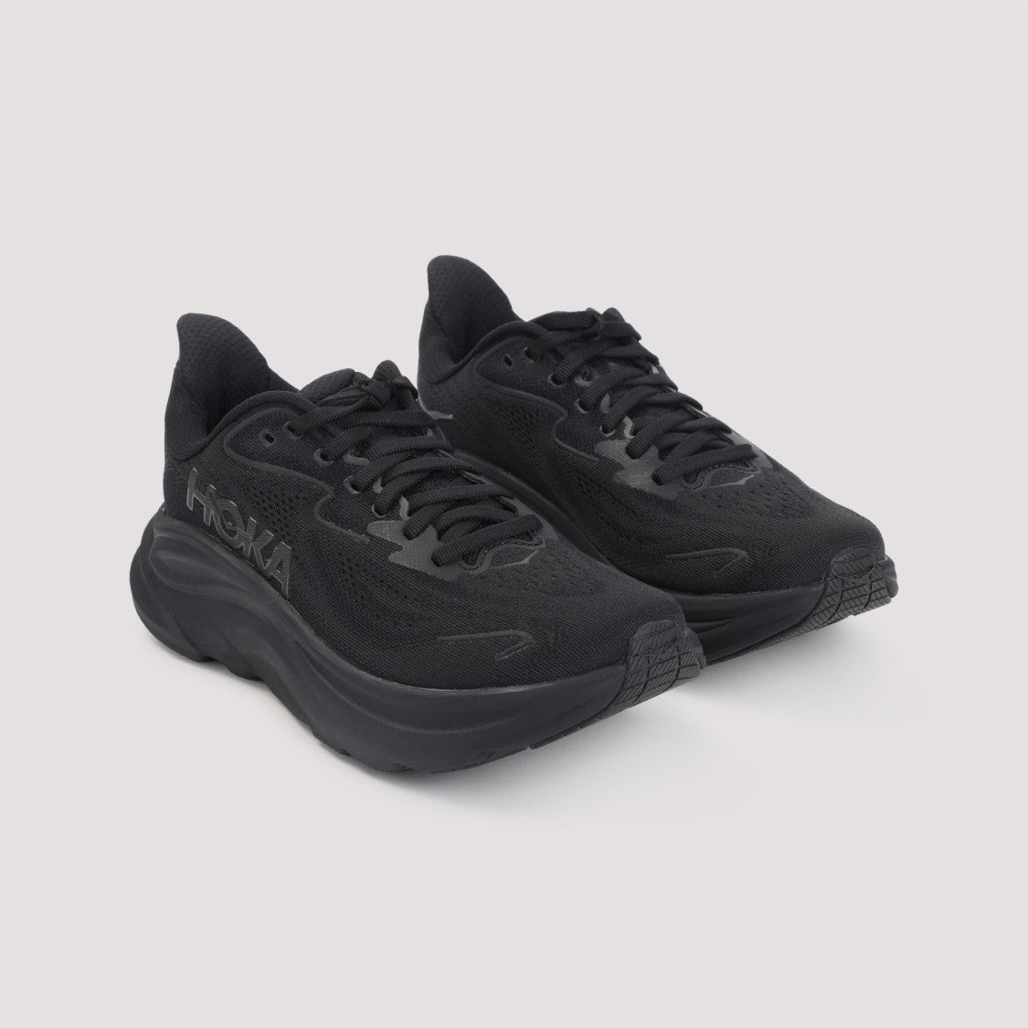 Hoka Black Clifton 10 Sneakers