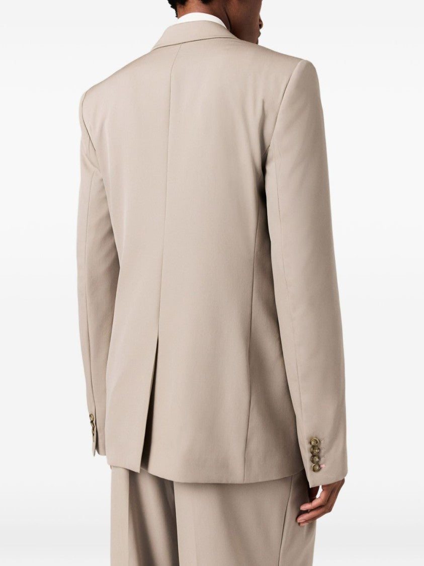 Stella Mccartney Double-Breasted Tortoiseshell Button Blazer
