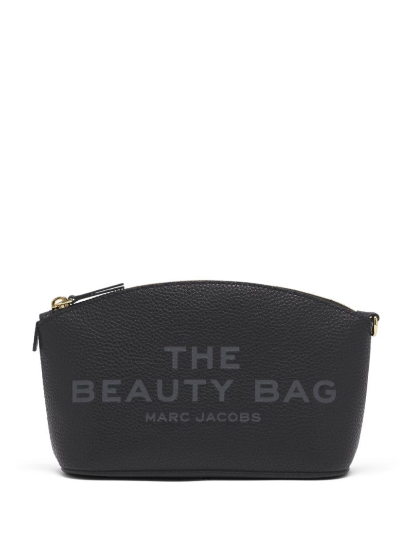 Marc Jacobs Textured Black Handbag With Detachable Strap
