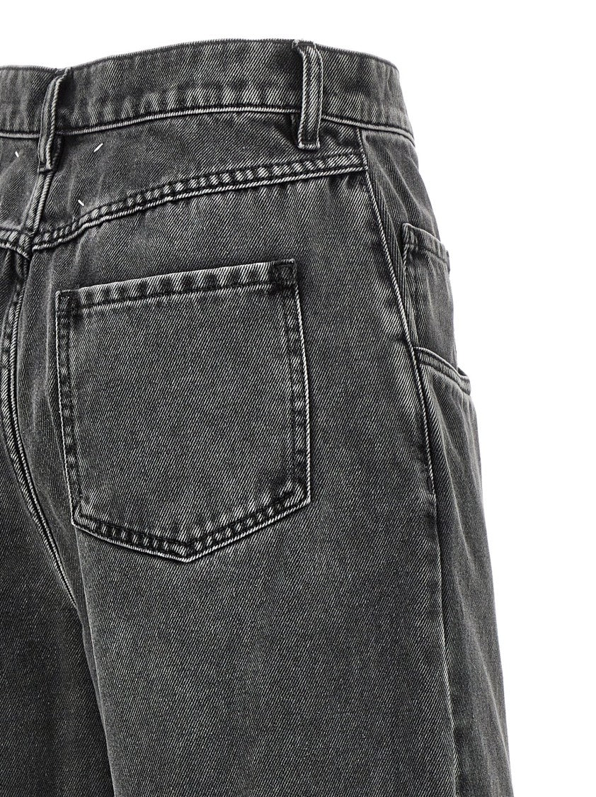 Maison Margiela Vintage Black Wash Side Cut-Outs Jeans