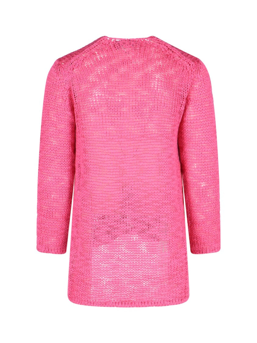 Comme Des Garçons Homme Plus Sheer Knit Top – Pink