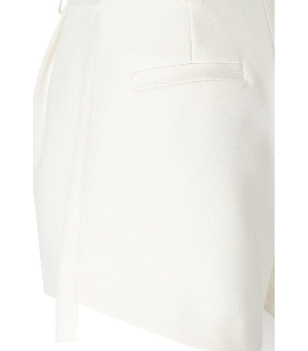 Elisabetta Franchi Ivory Smoking Shorts