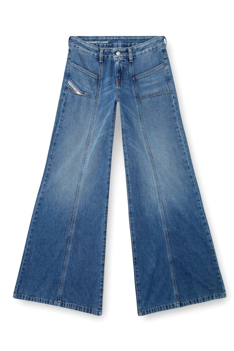 Diesel Blue Cotton Jeans
