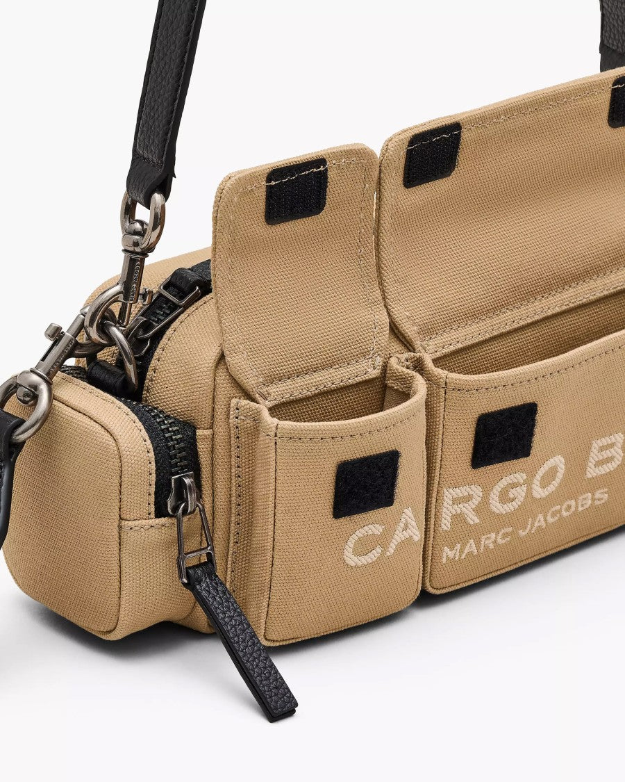 Marc Jacobs The Cargo Canvas Shoulder Bag In Camel