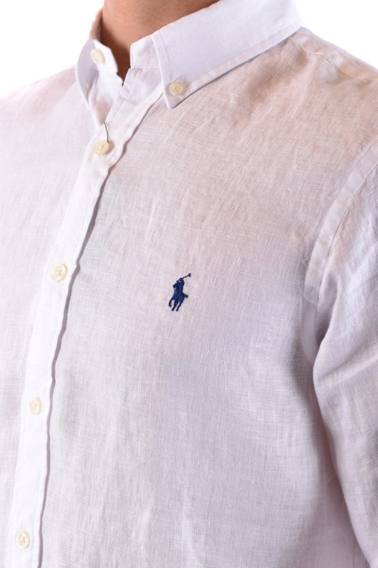 Polo Ralph Lauren White Linen Shirt