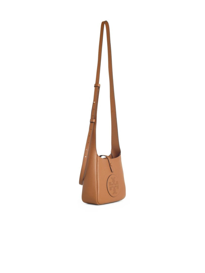 Tory Burch Medium 'Miller Swing' 'Aged Tan' Leather Crossbody Bag