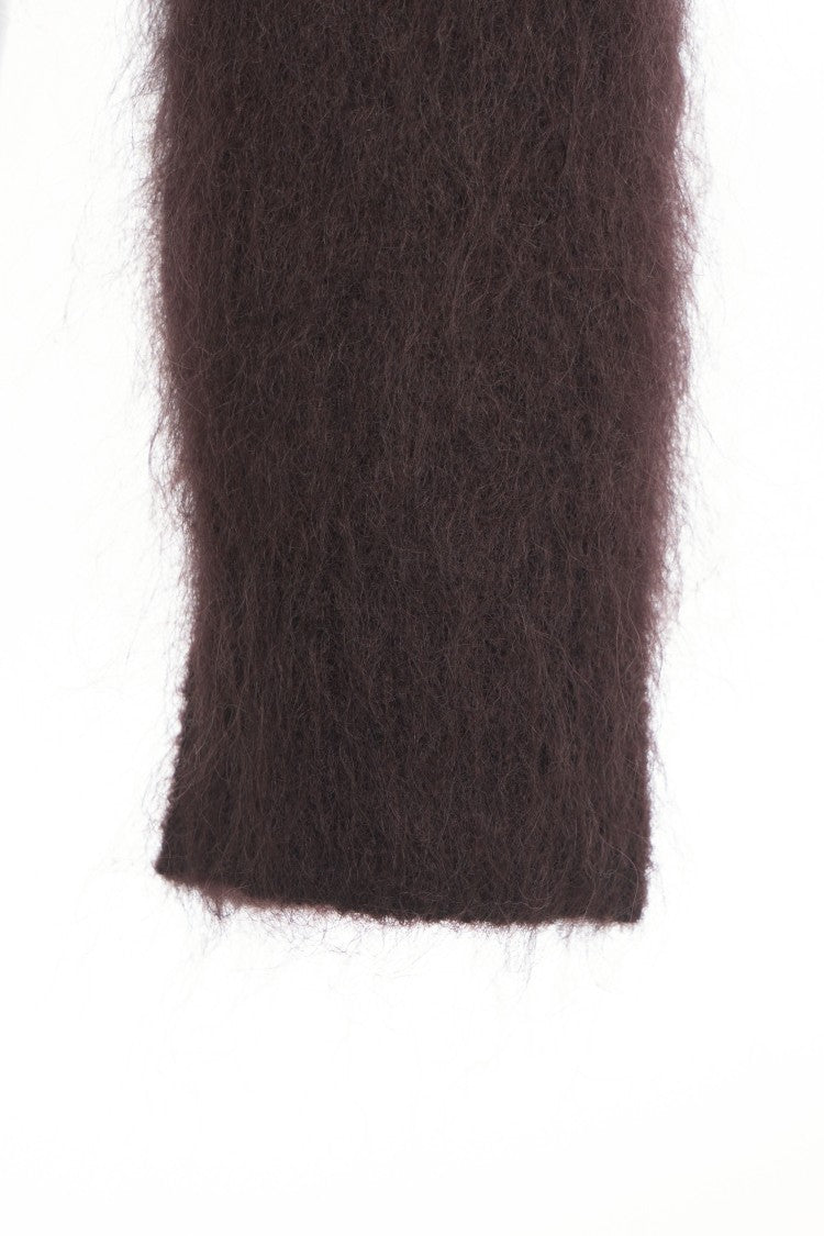 Second Female Hooded Knitwear Anneleen With Plush Texture