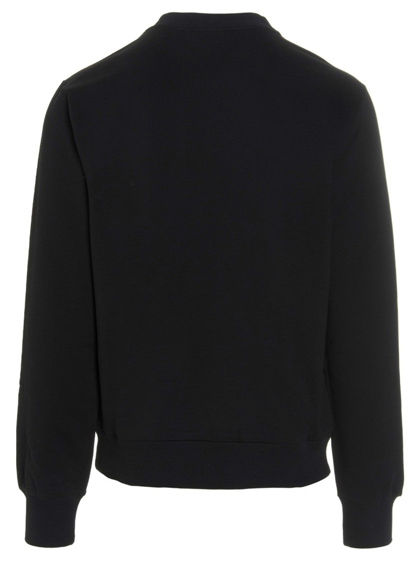 Dolce & Gabbana Iconic Logo Embellished Cotton Sweatshirt