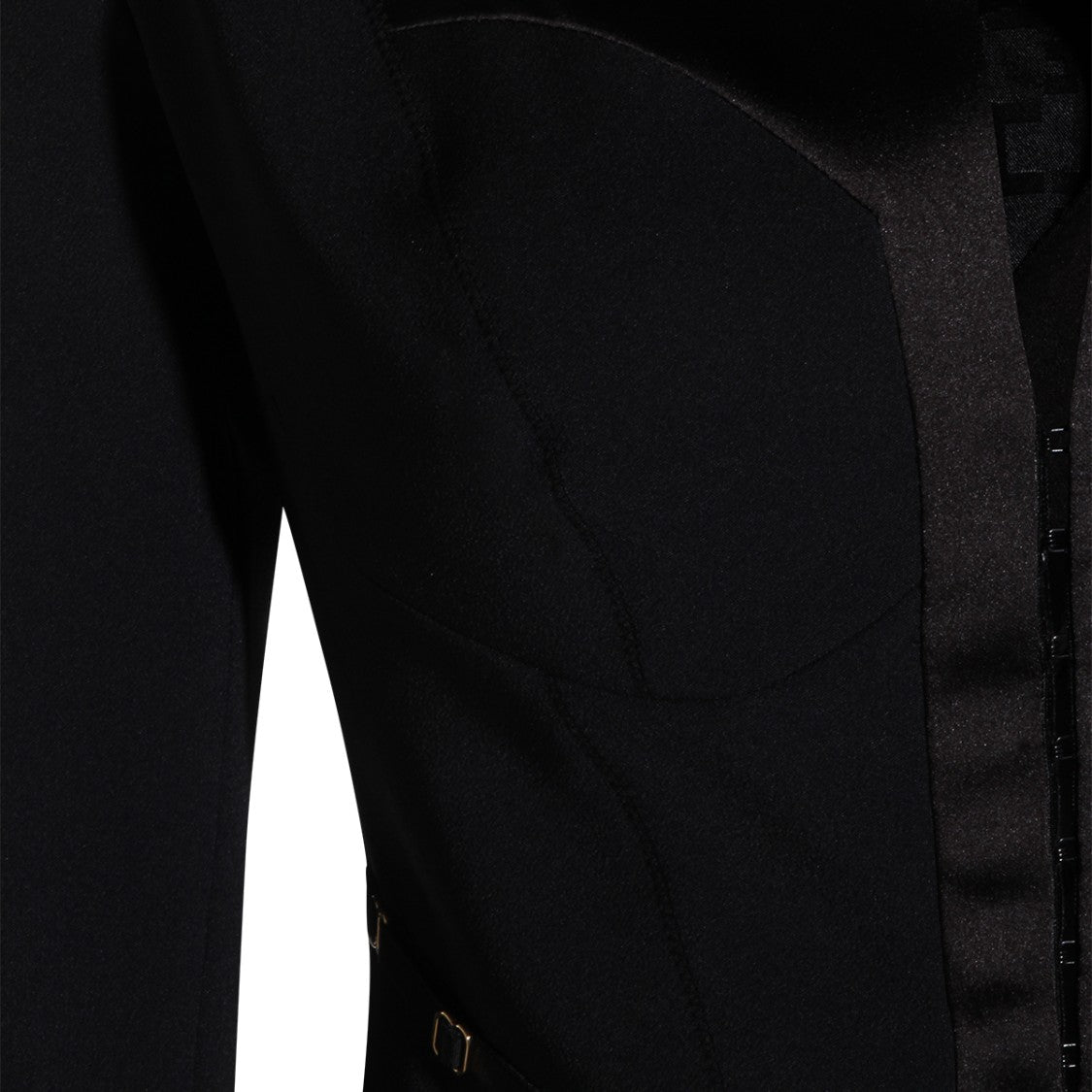 Elisabetta Franchi Structured Tailored Black Jacket