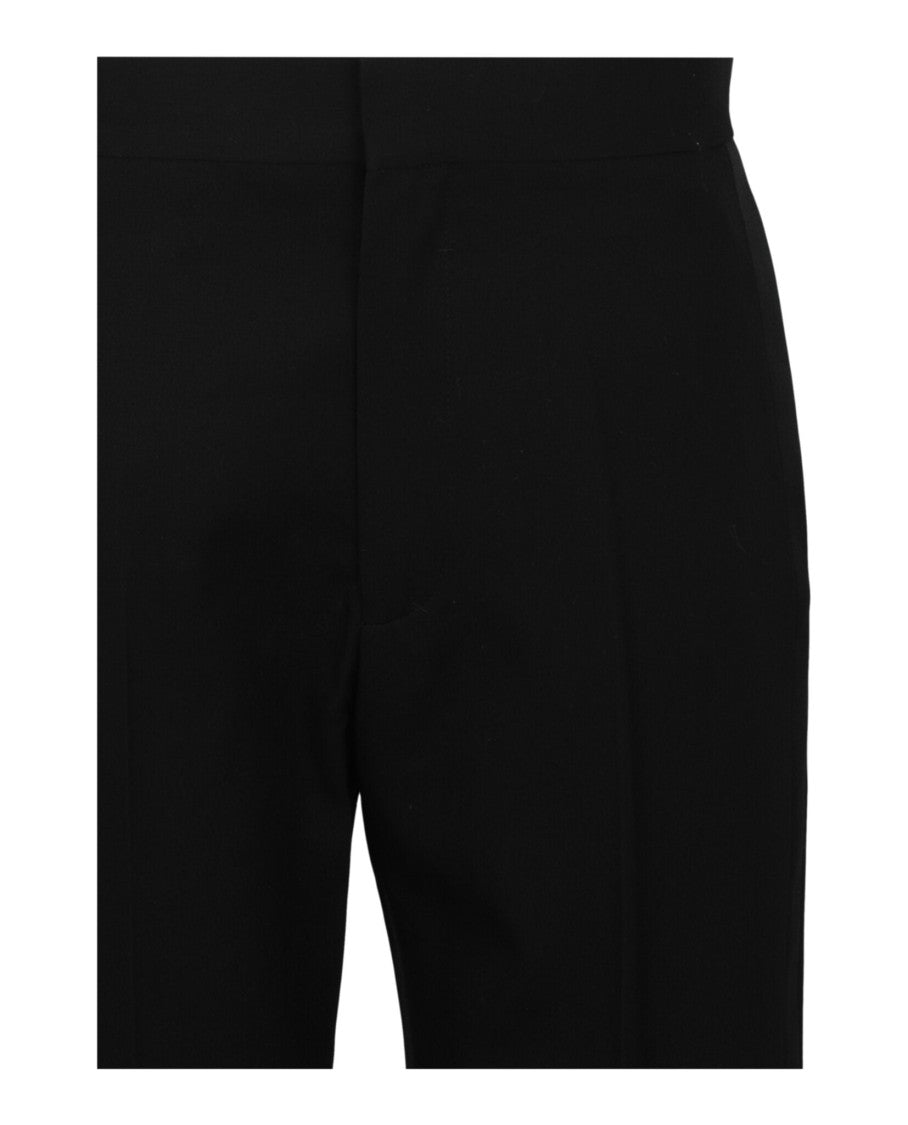 Givenchy Slim-Fit Tailored Pants With Satin Piping
