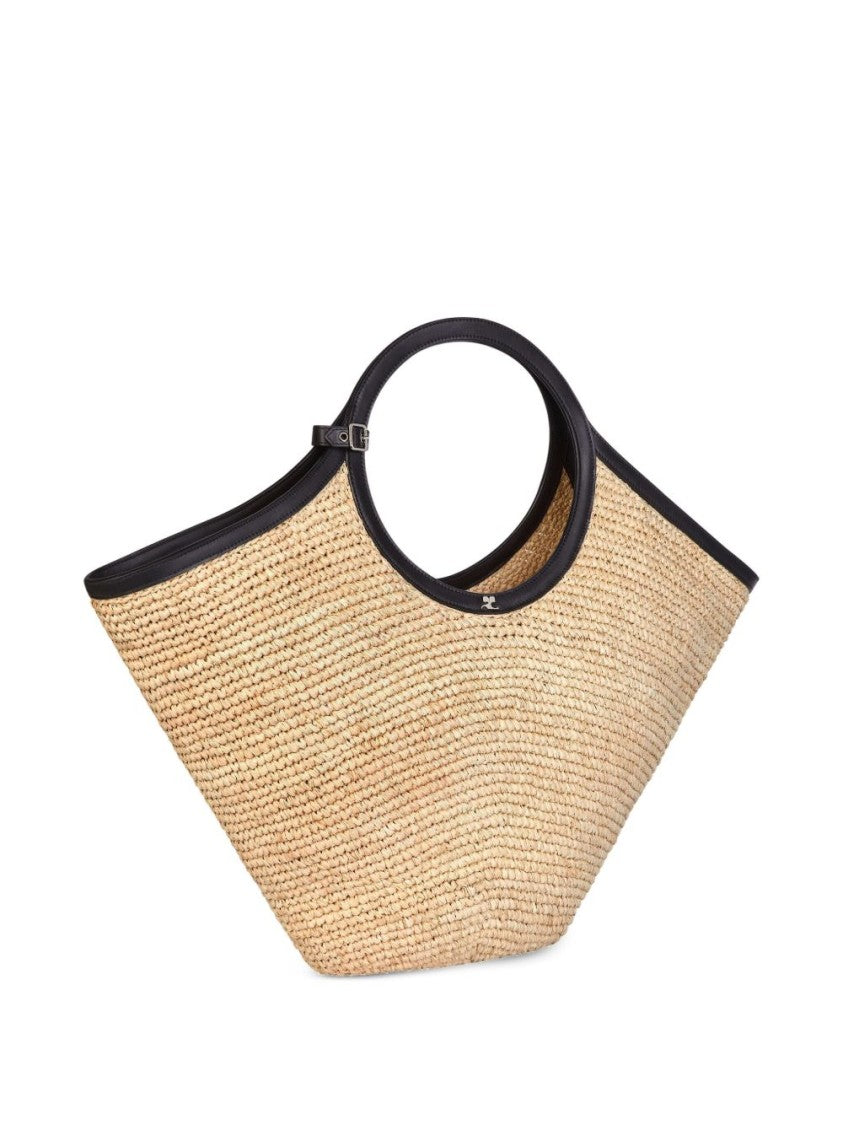 Courrèges Sand Beige Woven Bag