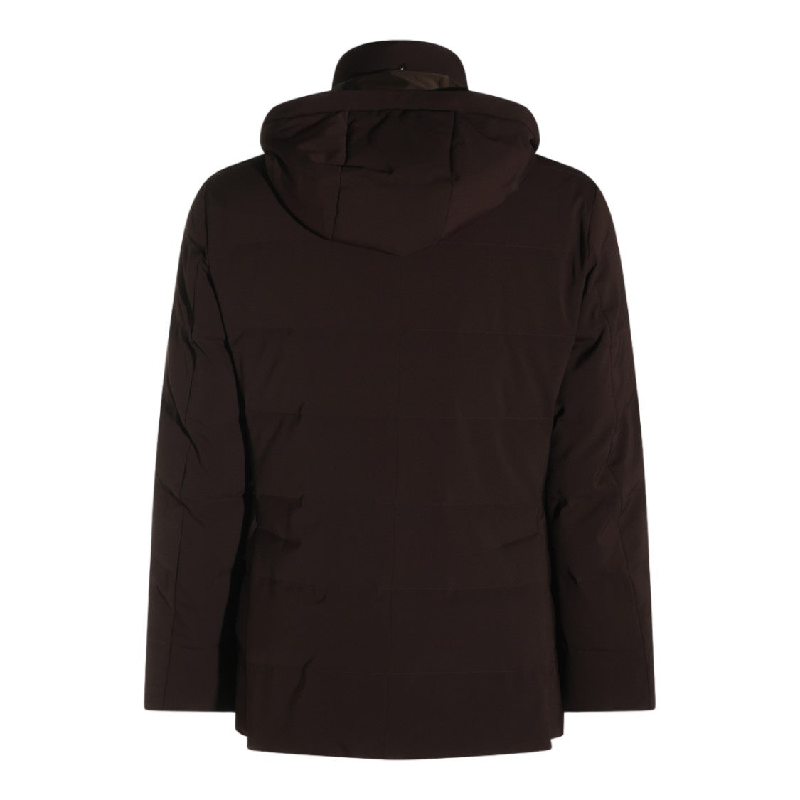 Montecore Minimalist Hooded Concealed Zipper Coat