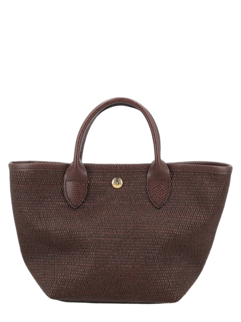 Longchamp Woven Cotton-Blend Tote Bag